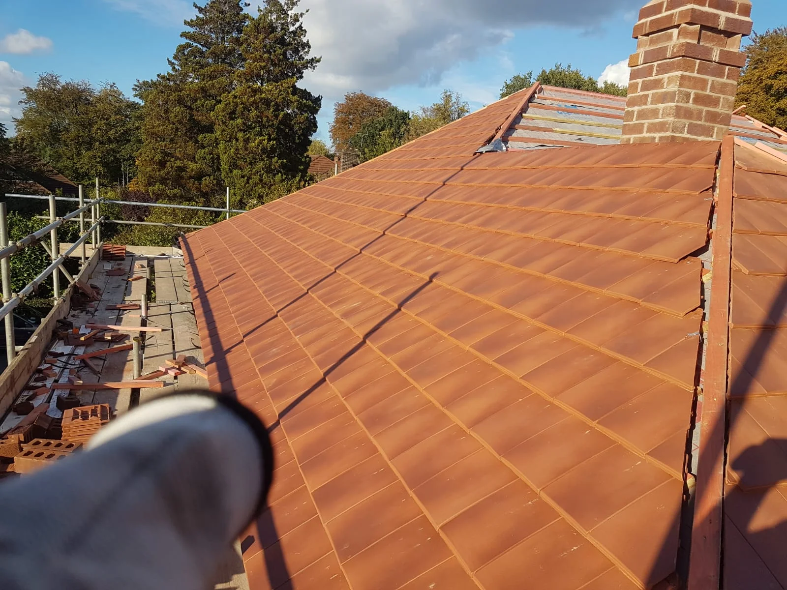 Roof tiling insurance work South Manchester